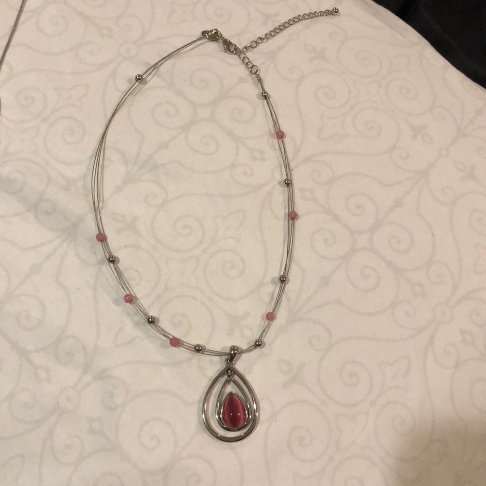 Lia Sophia pink necklace